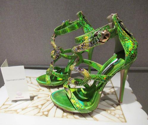 Nieuwe Gianmarco Lorenzi sandalen met slangenjuweel, 37, Vêtements | Femmes, Chaussures, Neuf, Sandales et Mûles, Vert, Envoi