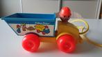 Vintage Fisher price vrachtwagen Jiffy Dump Truck #151, Comme neuf, Enlèvement ou Envoi