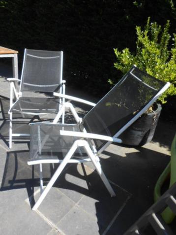 tuinstoel ligstoel tuinklapstoel metaal nylon verstelbaar wi beschikbaar voor biedingen