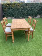 Keukentafel, Huis en Inrichting, Tafels | Bijzettafels, Ophalen, Gebruikt, Hout, Retro