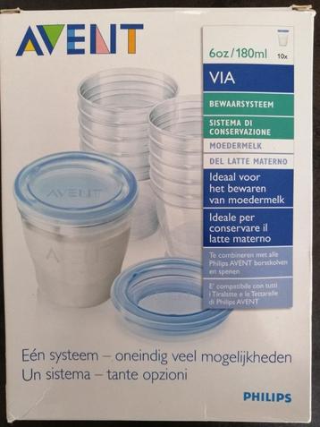 Avent Voorraadpotjes-dekseltjes vr borstvoeding/babyvoeding beschikbaar voor biedingen
