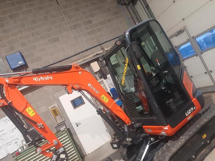 Kubota Hitachi minigraver, Zakelijke goederen, Machines en Bouw | Kranen en Graafmachines, Ophalen of Verzenden