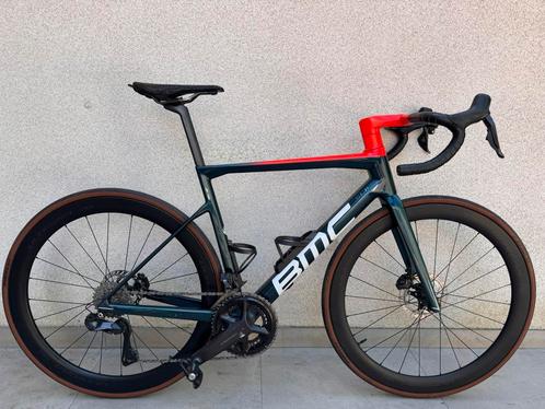 BMC Teammachine slr01 - petrol/red - 54 - 2022, Fietsen en Brommers, Fietsen | Racefietsen, Zo goed als nieuw, Ophalen