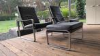 2x Leder Rolf Benz 568 design fauteuils+voetbank. Top staat!, Huis en Inrichting, Fauteuils, Ophalen, Design, 75 tot 100 cm, Zo goed als nieuw