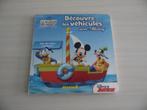 DÉCOUVRE LES VÉHICULES AVEC MICKEY      DISNEY, Livres, Livre à déplier, à toucher ou à découvrir, 1 à 2 ans, Enlèvement ou Envoi