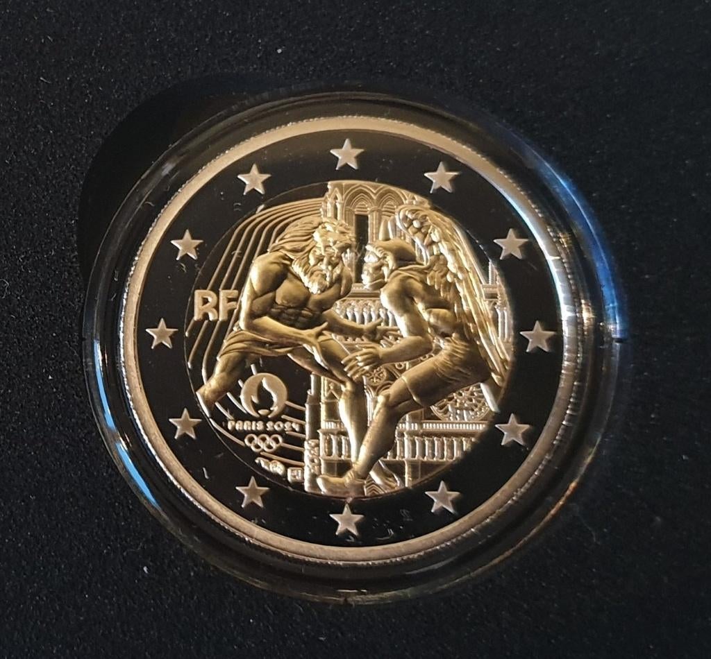 France 2 euros 2024 à l'épreuve des Jeux Olympiques Hercule, Timbres & Monnaies, Monnaies | Europe | Monnaies euro, Monnaie en vrac