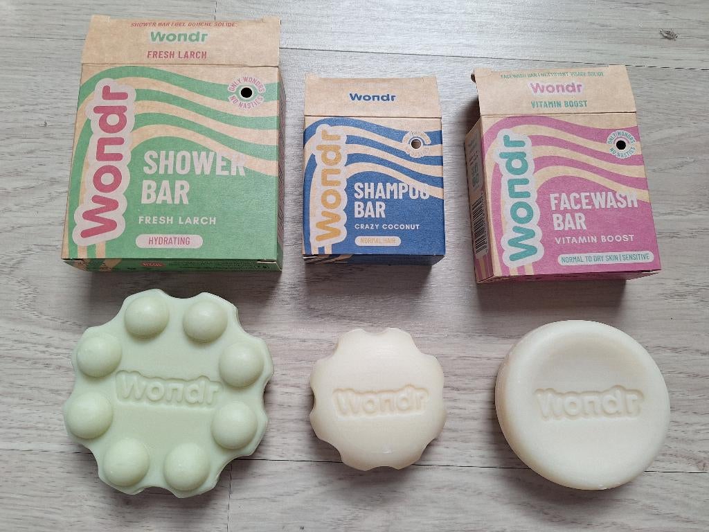 Nieuwe zeepjes wondr, Bijoux, Sacs & Beauté, Beauté | Soins du corps, Enlèvement, Neuf, Baignoire & Douche