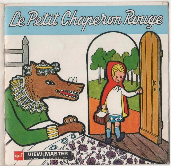 View-master Le petit chaperon rouge B 420 FR, Antiquités & Art, Antiquités | Jouets, Enlèvement ou Envoi