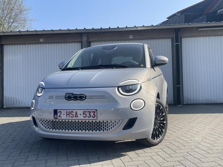 Fiat 500 La Prima, Auto's, Fiat, Lederen bekleding, Metaalkleur, Elektrisch, Berline, 3 deurs, Automaat, Blauw