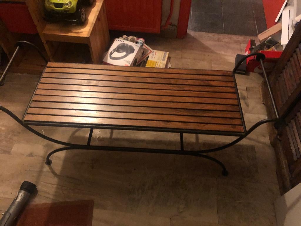 Banc boit, Jardin & Terrasse, Bancs de jardin, Enlèvement, Utilisé, Bois