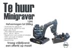 Minigraver 1 ton, Zakelijke goederen, Machines en Bouw | Kranen en Graafmachines, Verzenden