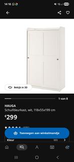 Kledingkast met schuifdeuren. Hauga ikea, Enlèvement