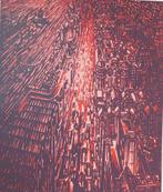 Litho Jeroen Henneman 1992  De zwarte Panter Antwerpen, Ophalen of Verzenden