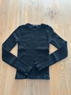 Zwarte t-shirt lange mouwen Stradivarius maat S, Enlèvement ou Envoi, Taille 36 (S), Comme neuf, Manches longues