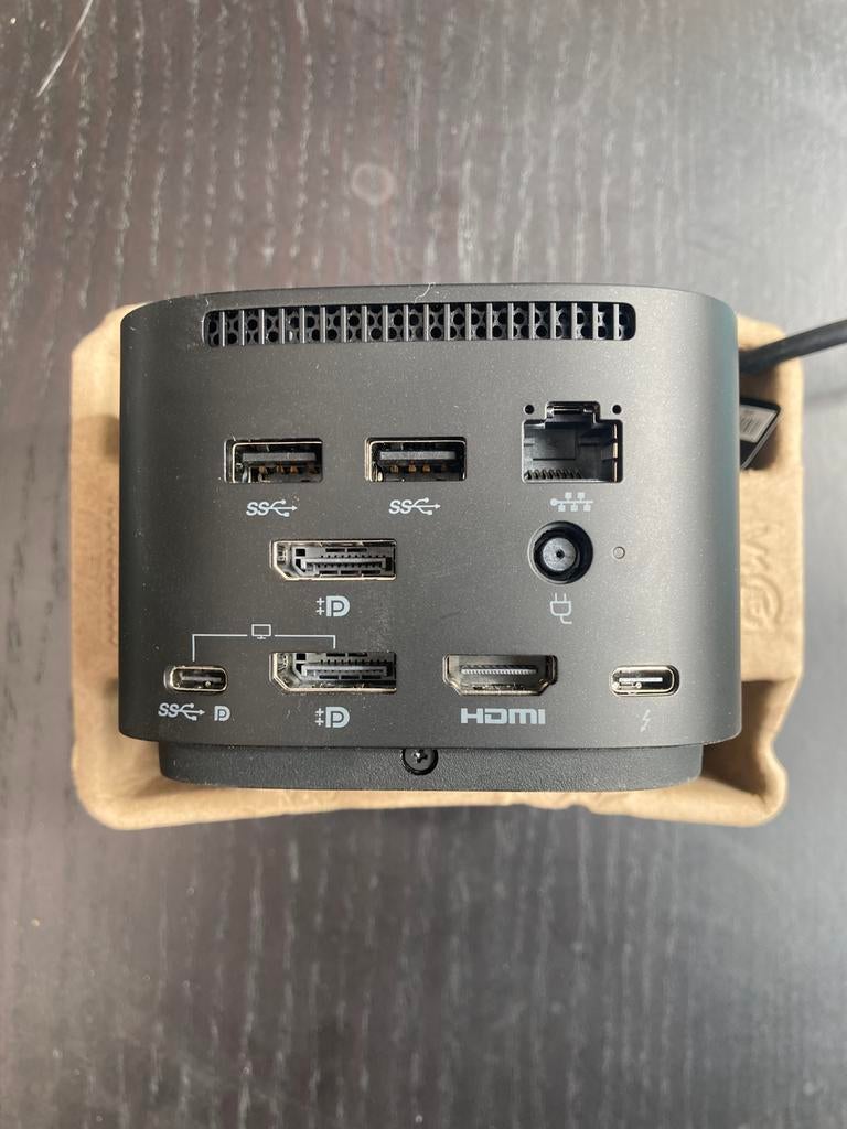 Station d’accueil HP Thunderbolt Dock 120W G4 Excellent état, Enlèvement ou Envoi, Comme neuf, Station d'accueil, Tablette