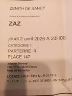 Concert Zaz, Tickets & Billets