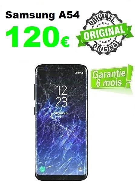 Réparation écran Samsung A54 pas cher à 120€ à Bruxelles, Enlèvement, Samsung