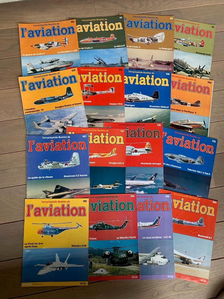 Encyclopédie illustrée de l'aviation (1981 à 1983), Verzamelen, Luchtvaart en Vliegtuigspotten, Zo goed als nieuw, Boek of Tijdschrift