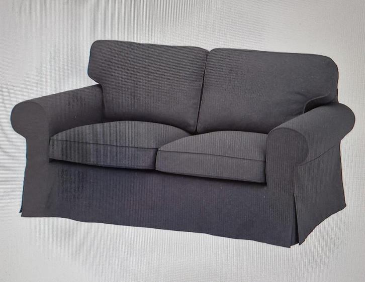 Canapé - EKTORP Ikea à deux places - revêtement amovible, Maison & Meubles, Canapés | Salons, Comme neuf, Banc droit, Deux personnes
