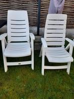 2 tuinstoelen plastiek + bankje. 9000 gent. Merk Hartman ., Tuin en Terras, Ophalen