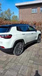 Jeep Compass 1.5 e-Hybrid Open dak | Leder | Automaat |, Autos, Jeep, Cuir, Achat, Euro 6, Noir