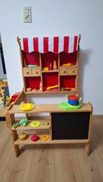 Magasin de jouets en bois, Enlèvement, Comme neuf, Bois, Accessoires de cuisine de jeu