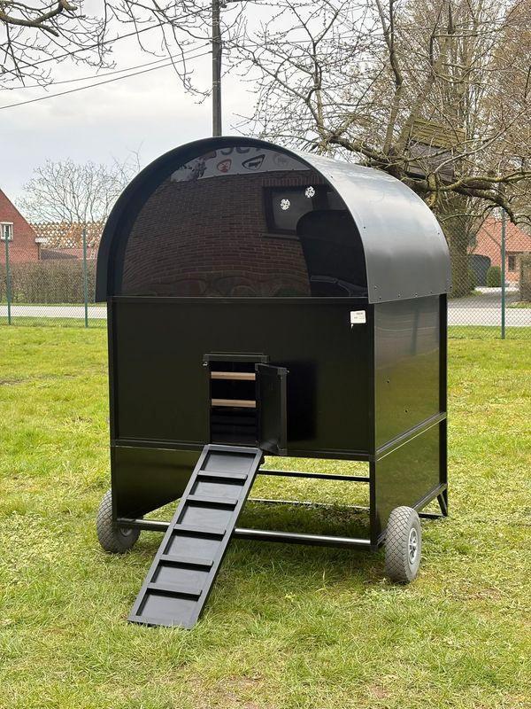 Calimero kippenhok large zwart HOOG, Animaux & Accessoires, Volatiles | Accessoires, Enlèvement