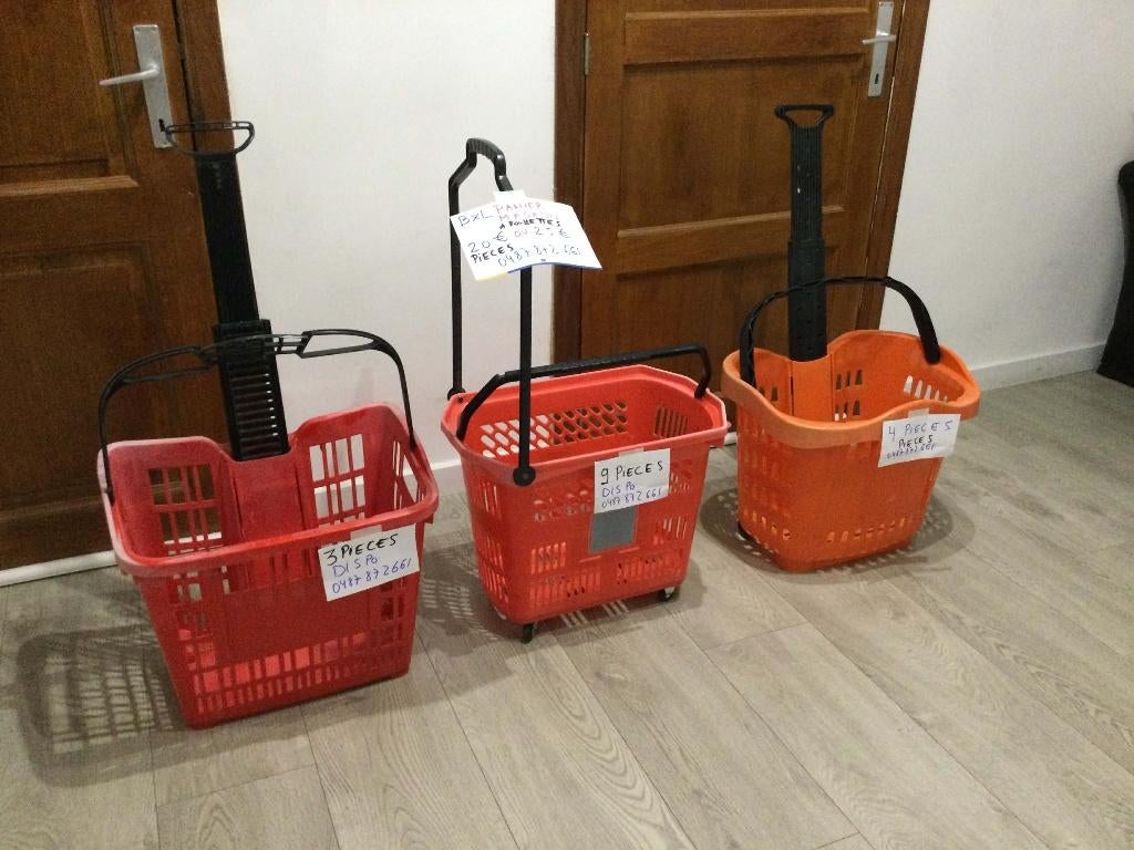 16 panier magasin a Bxl, Zakelijke goederen, Overige Zakelijke goederen, Ophalen