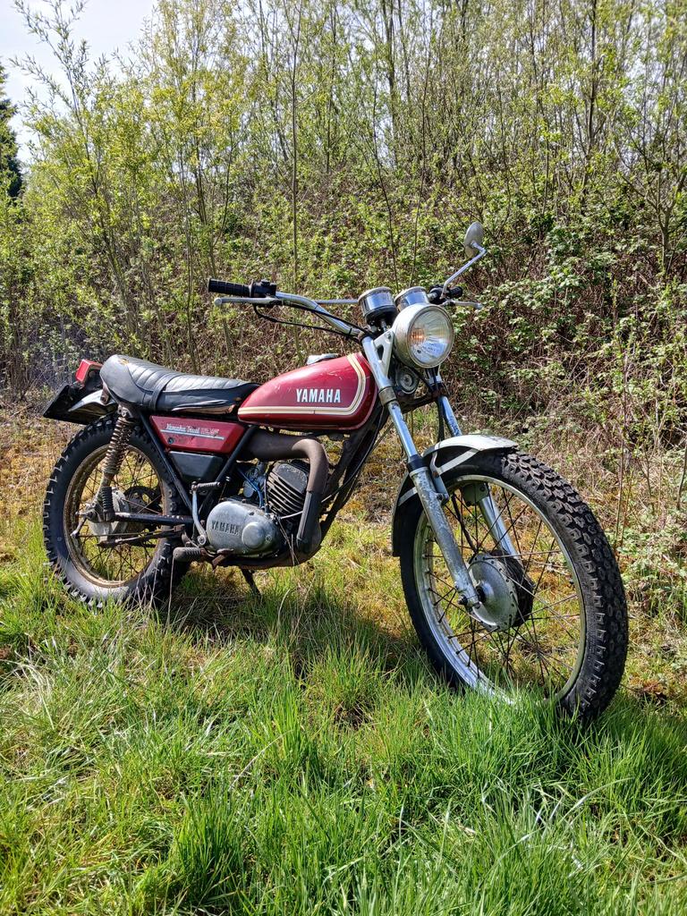Yamaha DT 125 Trail-1974, Motoren, Motoren | Oldtimers, Enduro, 11 kW of minder, 1 cilinder, Handgeschakeld, Gebruikt, Ophalen
