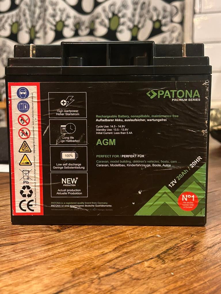 Bmw r1200 gs batterij 12V 20 AH zeer goede staat . Uit recup, Ophalen of Verzenden