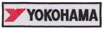 Yokohama stoffen opstrijk patch embleem, Verzenden, Nieuw