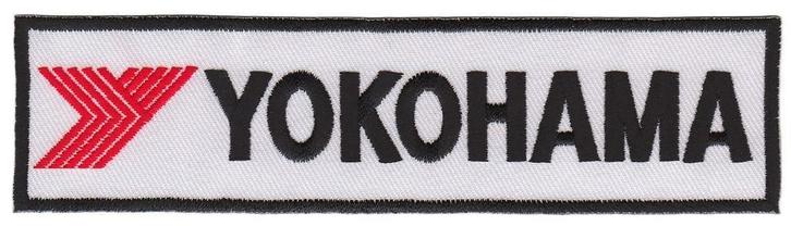 Yokohama stoffen opstrijk patch embleem, Motoren, Accessoires | Overige, Nieuw, Verzenden