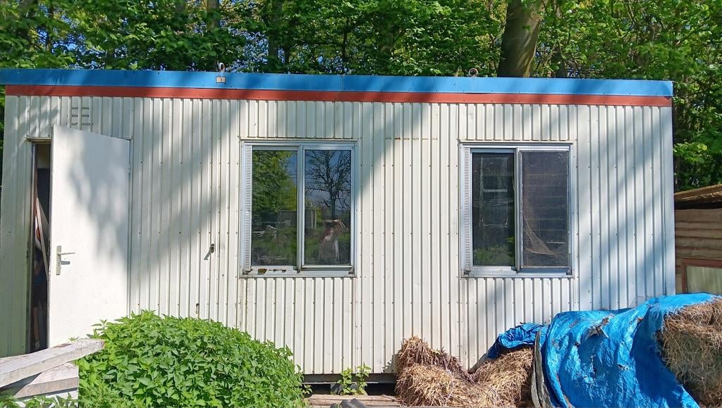 Bouw container 3 op 6 m, Ophalen