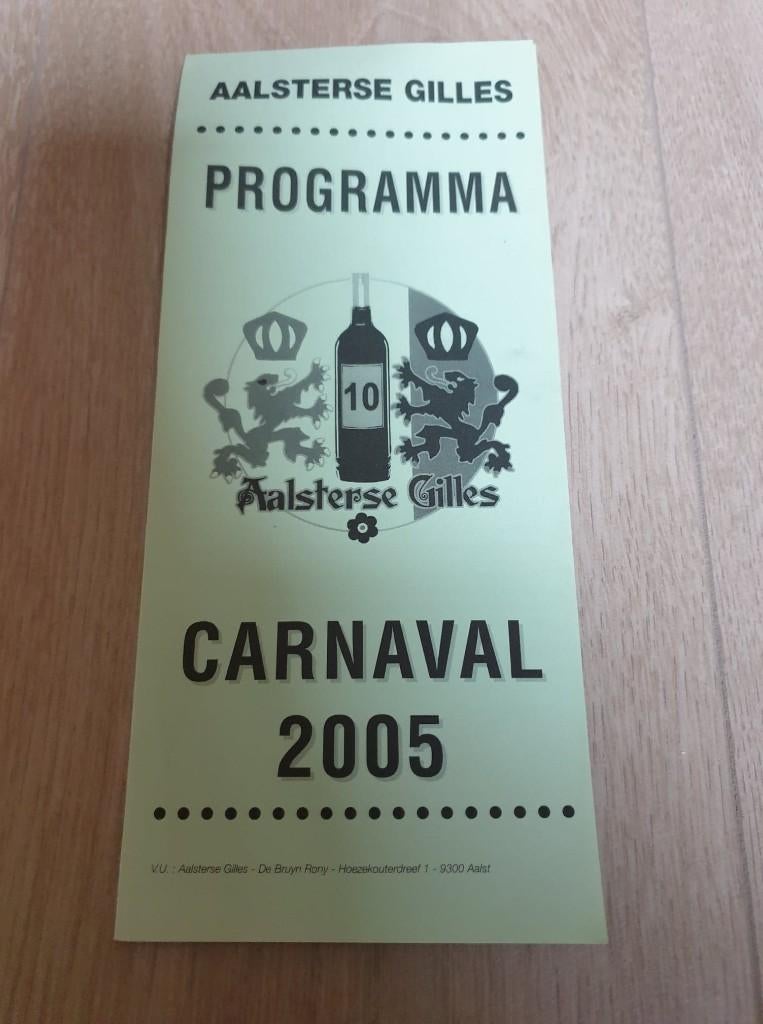 Carnaval Aalst De Aalsterse Gilles 2005, Enlèvement ou Envoi