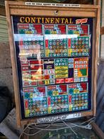 Bingokast Continental, Verzamelen, Automaten | Gokkasten en Fruitautomaten, Overige munten, Ophalen, Gebruikt, Met sleutels