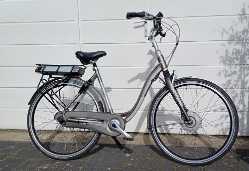 elektrische fietsen , kader 53 cm  gebruikt, Fietsen en Brommers, Ophalen, Gebruikt, 30 tot 50 km per accu, Sparta