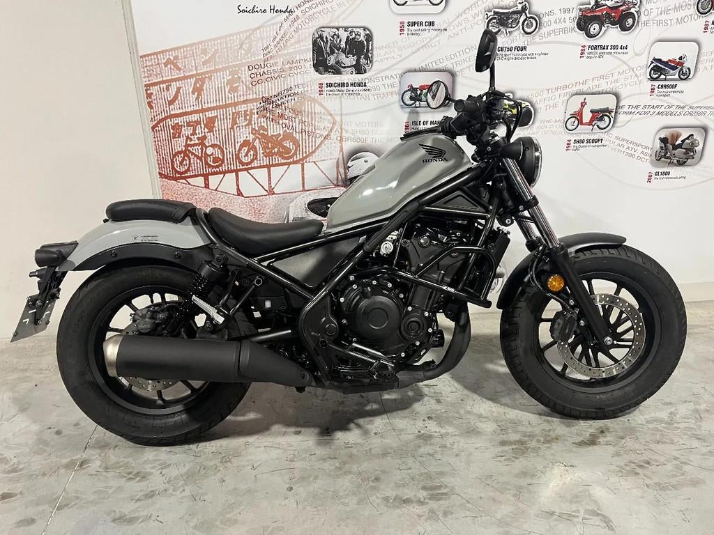 Honda CMX 500 Rebel met valbescherming (bj 2024), Chopper, Bedrijf, 12 t/m 35 kW, 500 cc