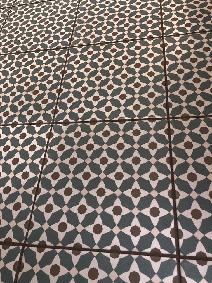 Carreaux de ciment 3m2, Bricolage & Construction, Dalles & Carrelages, Comme neuf, Enlèvement