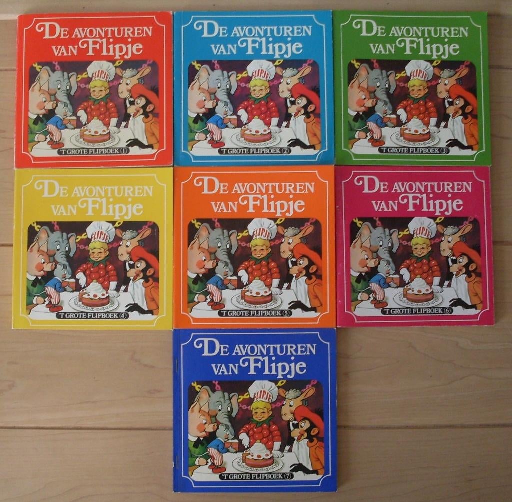 De avonturen van Flipje, Complete serie of reeks, E.M. ten Harmsen van der Beek, Ophalen, Gelezen