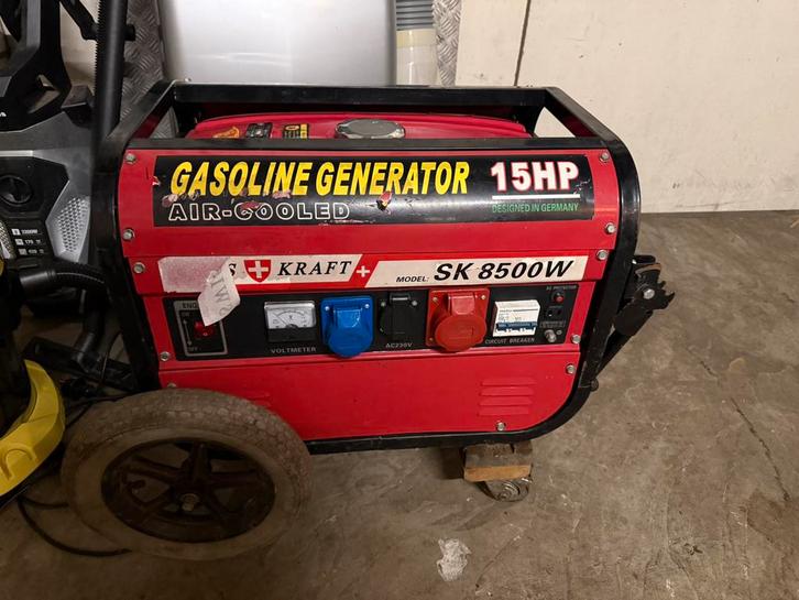 Sterke en betrouwbare benzine generator, Bricolage & Construction, Générateurs, Comme neuf, Essence, Enlèvement