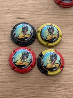 4 champagne capsules Michel Littiere “Milaan - San Remo”, Collections, Collections complètes & Collections, Enlèvement ou Envoi