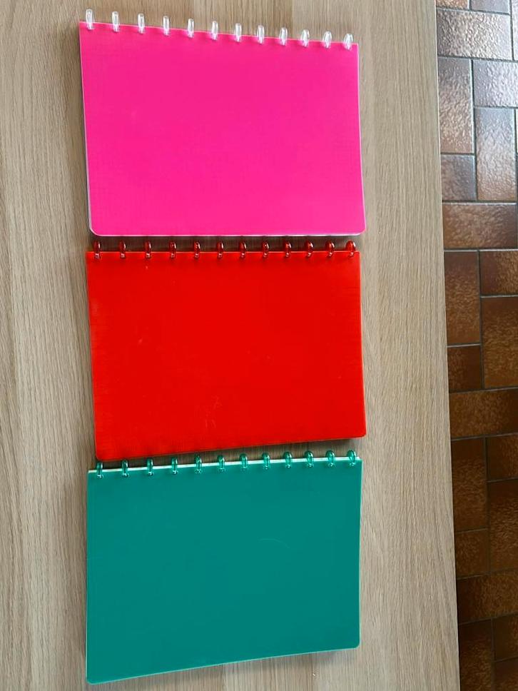 Lot de trois cahiers à anneaux, Diversen, Schoolbenodigdheden, Gebruikt, Ophalen