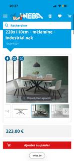 A vendre table de salle a manger ovale 220x110, Maison & Meubles, Enlèvement, Comme neuf, Ovale