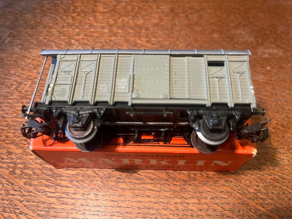 Marklin HO 4605.2 SBB CFF Mint overdekte auto, Wisselstroom, Wagon, Ophalen of Verzenden, Zo goed als nieuw