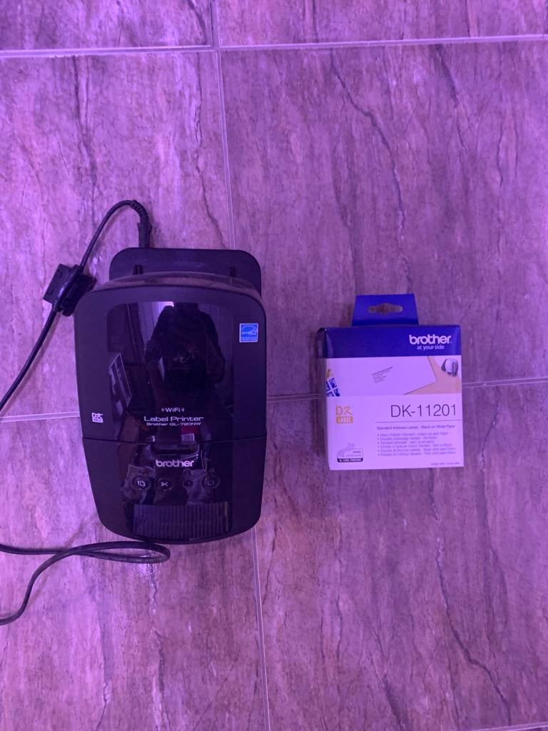 Imprimante étiquettes Brother QL-720NW WiFi Ethernet -m, Enlèvement ou Envoi, Utilisé, Imprimante laser, Imprimante