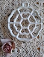 Kleine Franse brocante gietijzeren onderzettter, Ophalen of Verzenden