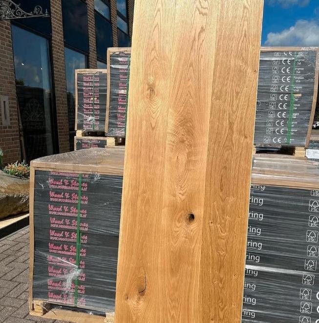 OFFRE CONCURRENTIELLE ; PARQUETS EN CHÊNE À CHEVRONS, Jardin & Terrasse, Enlèvement