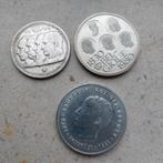 lot (9) zilveren munten, Postzegels en Munten, Ophalen, Zilver, Losse munt, Zilver