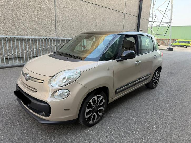 Fiat 500 L, Auto's, Fiat, Particulier, 500L, Diesel, Euro 5, Monovolume, 5 deurs, Handgeschakeld, Beige, Beige, Leder en Stof