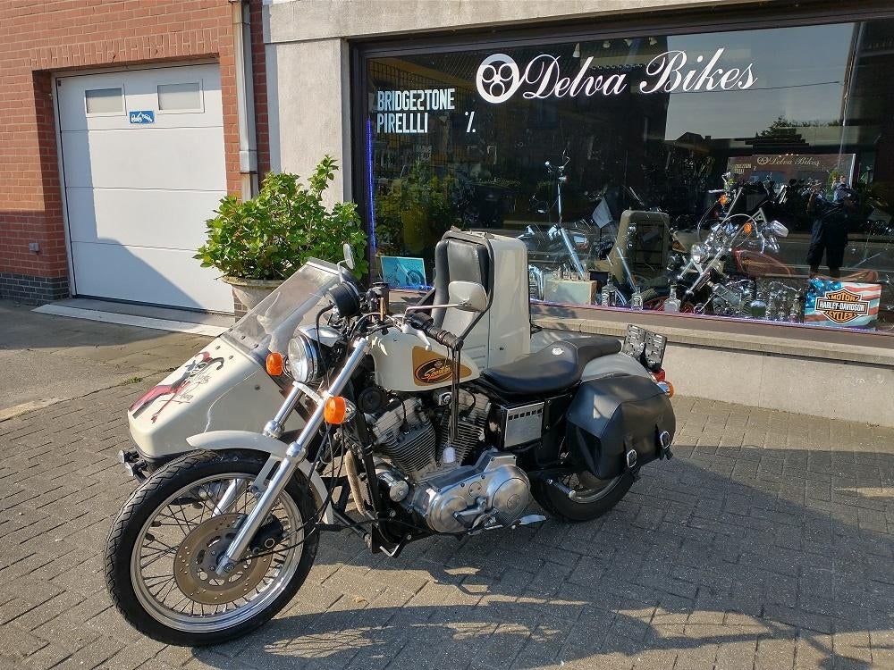 Harley XLH883 sidecar -1993- 14908 km, 2 cilinders, Chopper, 883 cc, Meer dan 35 kW